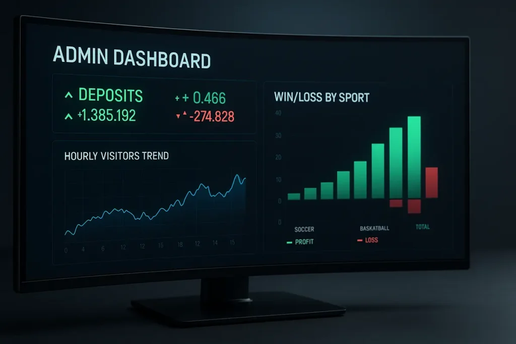 토지노솔루션 관리자 - 실시간 현황 UI